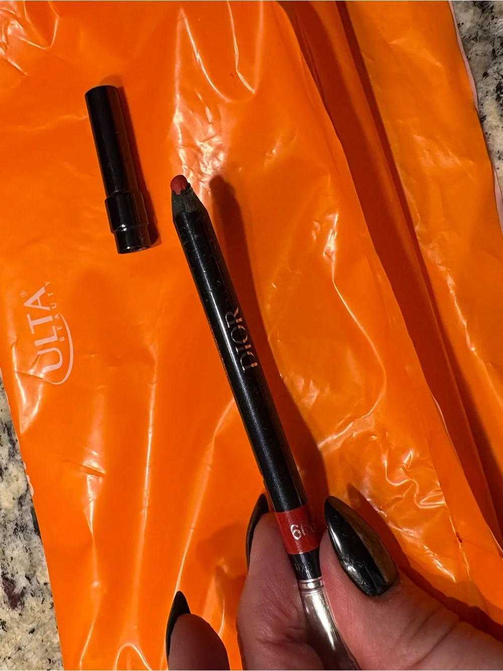 Dior 999 red lip liner